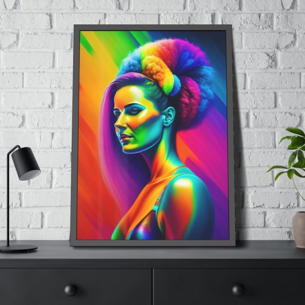 Acrylic Painting Framed Poster