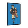 93830-201.jpg Yale Man playing American football Framed Poster