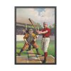 93830-204.jpg Full sheet baseball by Calvert Lithographing Co Framed Poster