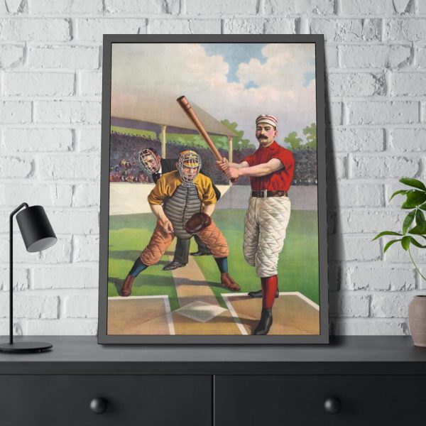93830-207.jpg Full sheet baseball by Calvert Lithographing Co Framed Poster
