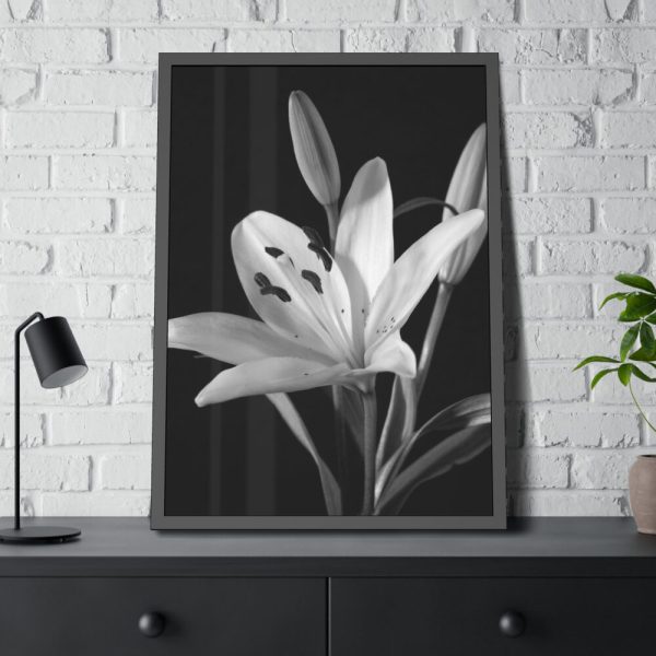 Lilies Flower  Framed Poster