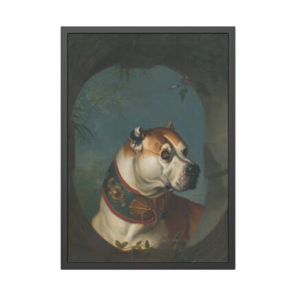 Portrait of a Dog Framed Poster