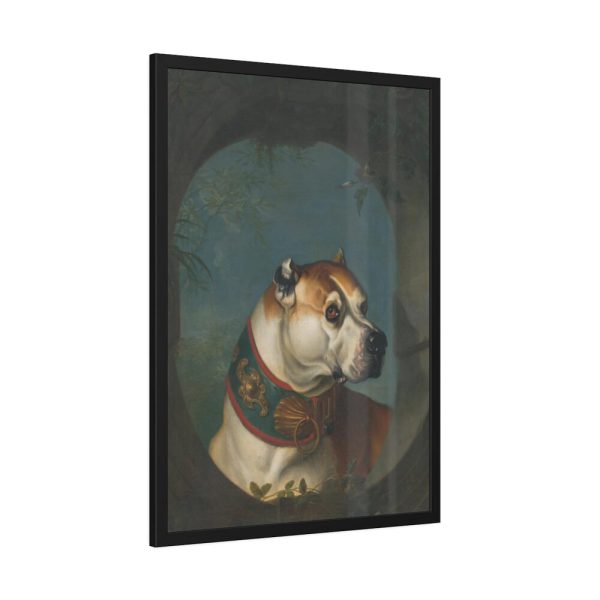 Portrait of a Dog Framed Poster