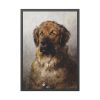 Head of a Leonberger by Otto Eerelman Framed Poster