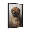 Head of a Leonberger by Otto Eerelman Framed Poster