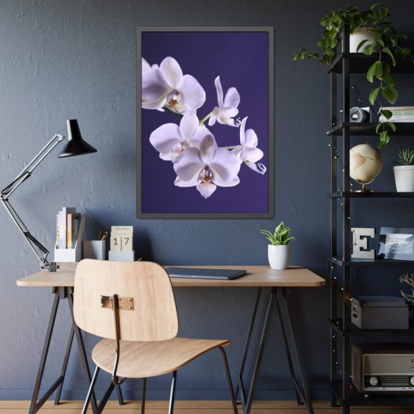 93830-58.jpg Blue Orchid Framed Poster