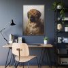 Head of a Leonberger by Otto Eerelman Framed Poster