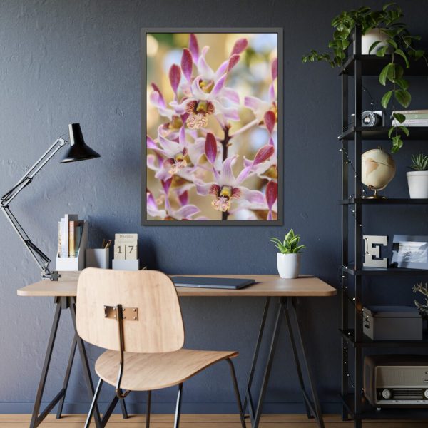 93830-62.jpg Boat Orchid Framed Poster