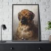 Head of a Leonberger by Otto Eerelman Framed Poster