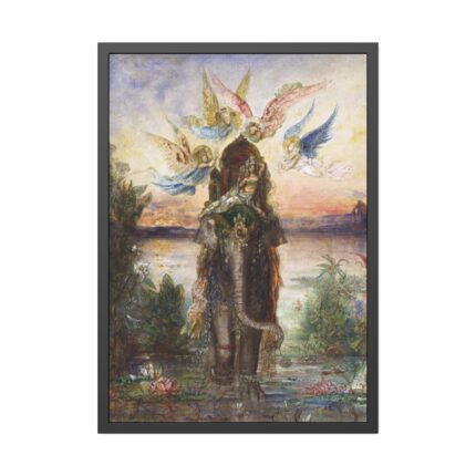 Gustave Moreau Sacred Elephant Framed Poster