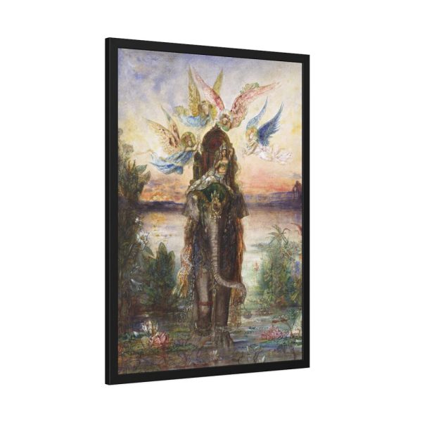 93830-73.jpg Gustave Moreau Sacred Elephant Framed Poster