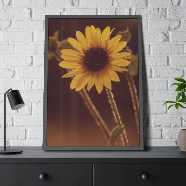 93831-131.jpg The Sunflower is Blooming Framed Poster