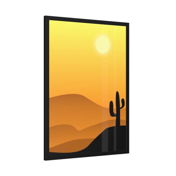 93831-133.jpg Cactus in Desert Framed Poster