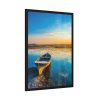 93831-145.jpg Old Boat in the Morning Sunlight Framed Poster