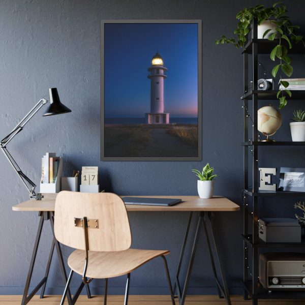 Lighthouse Cap de Barbaria Framed Poster