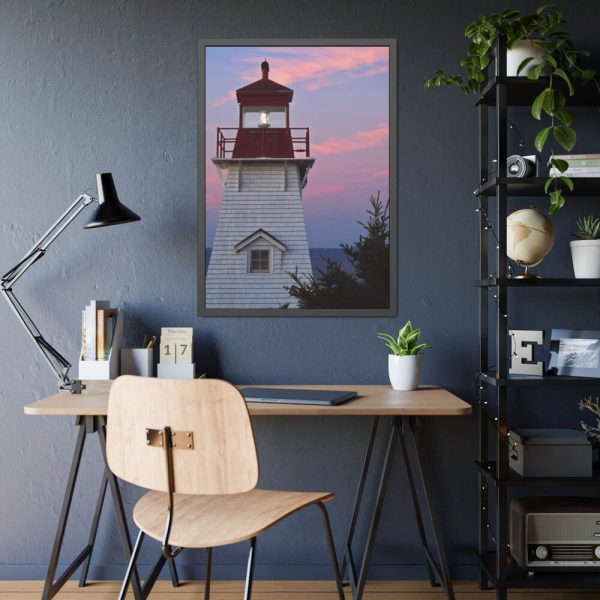 Lighthouse Sky Framed Poster