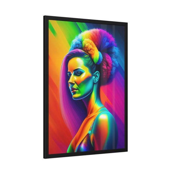 Acrylic Painting Framed Poster