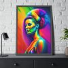 Acrylic Painting Framed Poster