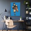 93831-202.jpg Yale Man playing American football Framed Poster