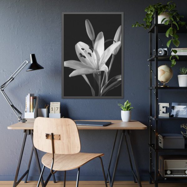 Lilies Flower  Framed Poster