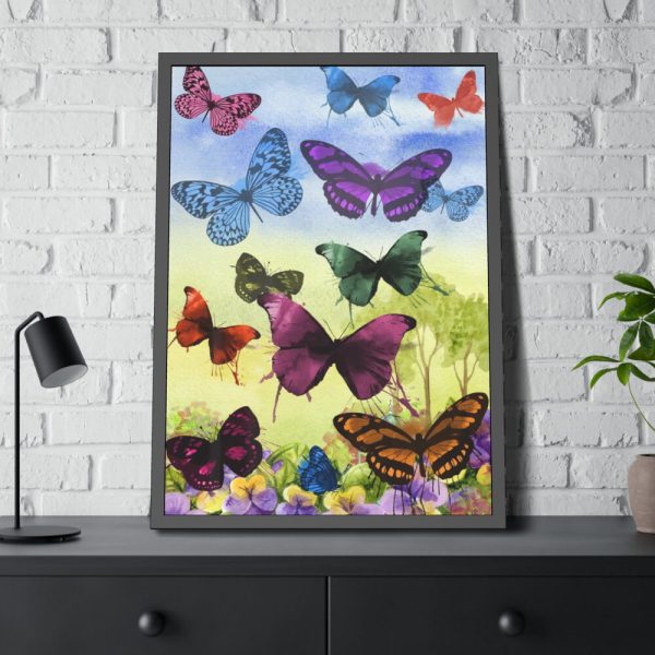 93831-31.jpg Butterfly Painting Art Graphic Framed Poster