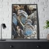 93831-67.jpg Blue Butterflies Framed Poster