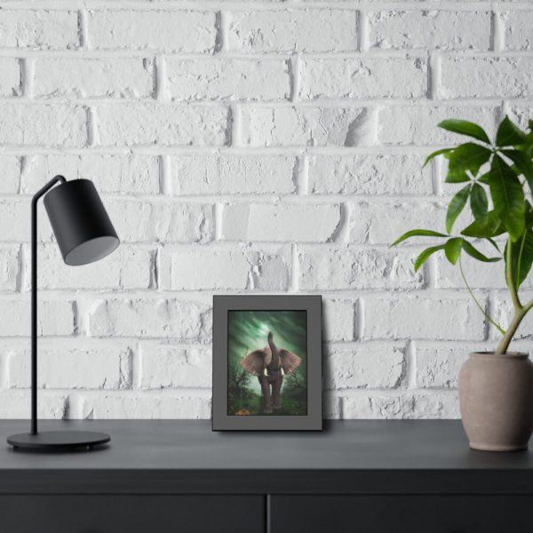 93833-3.jpg Elephant Hare Trees Fantasy Framed Poster