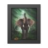 93835.jpg Elephant Hare Trees Fantasy Framed Poster