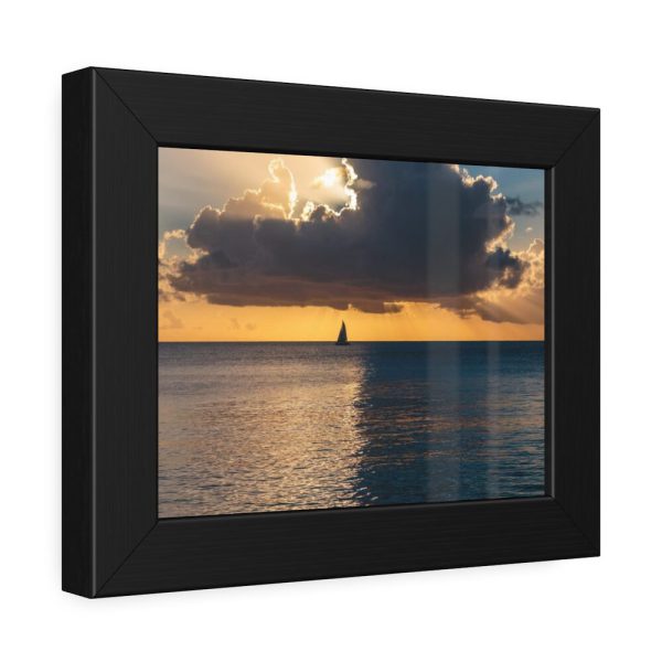 93836-17.jpg Little Boat on the Ocean Framed Poster