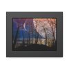 93837-36.jpg Full Moon and Forest Night Darkness Framed Poster