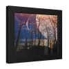 93839-9.jpg Full Moon and Forest Night Darkness Framed Poster