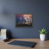 93841-10.jpg Full Moon and Forest Night Darkness Framed Poster