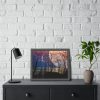 93844-11.jpg Full Moon and Forest Night Darkness Framed Poster