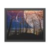 93845-8.jpg Full Moon and Forest Night Darkness Framed Poster