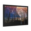 93849-9.jpg Full Moon and Forest Night Darkness Framed Poster
