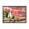 93854-1008.jpg Lighthouse Art by Santiago Lopez Ballesteros Framed Poster