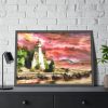 93854-1011.jpg Lighthouse Art by Santiago Lopez Ballesteros Framed Poster