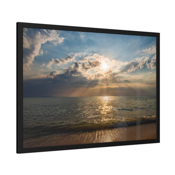 93854-1025.jpg Beautiful Summer and the Ocean Framed Poster