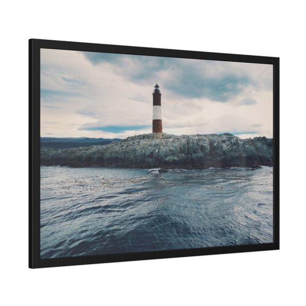 93854-1029.jpg Antarctic Lighthouse Tierra Del Fuego South America Framed Poster