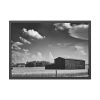 93854-1036.jpg Black and White Barn Framed Poster
