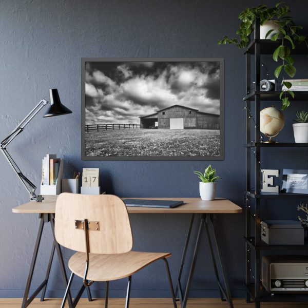 Farm House in the Countryside Framed Poster