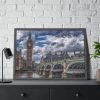 93854-1055.jpg London Big Bang Bridge Framed Poster