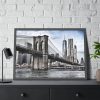 93854-1087.jpg Brooklyn Bridge, New York Framed Poster