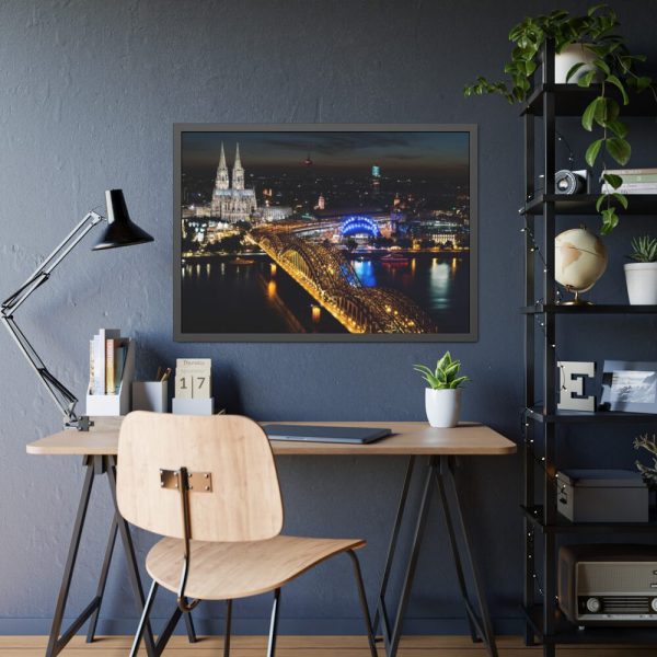 93854-1098.jpg Hohenzollern Bridge Framed Poster