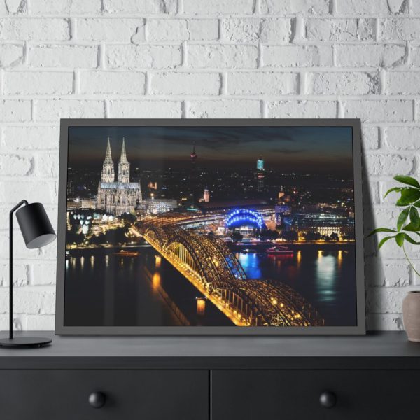 93854-1099.jpg Hohenzollern Bridge Framed Poster