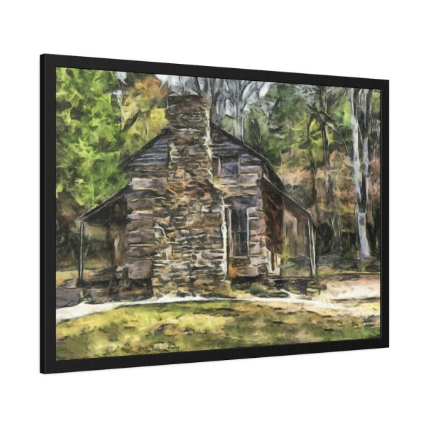 Cabin House Home Woods Framed Poster