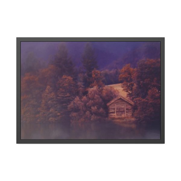 Cabin on the Lake Framed Poster