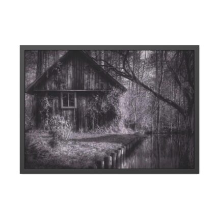 Home Building Facade Hut Framed Poster