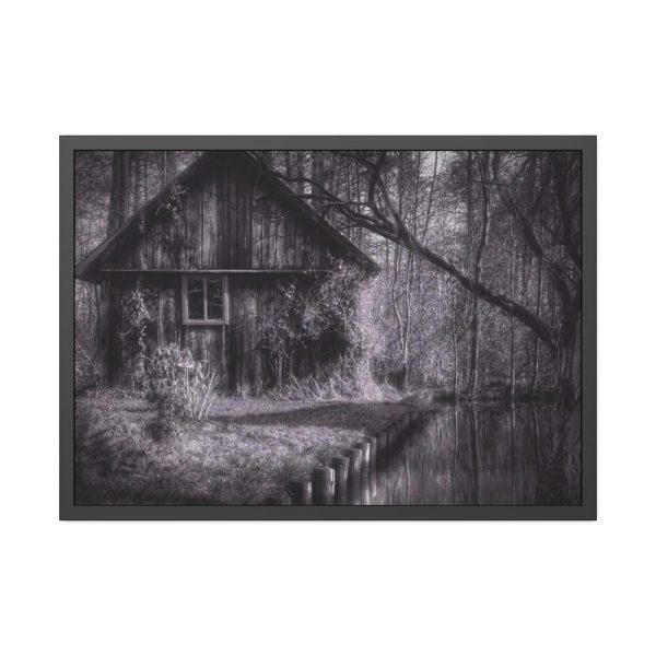 93854-1144.jpg Home Building Facade Hut Framed Poster