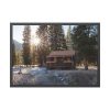 Fall Morning at Elk Tongue Patrol Cabin Framed Poster